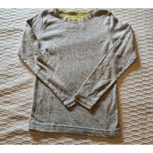 Boden Girls Size 8-9 Youth Grey Pullover Grey Shirt